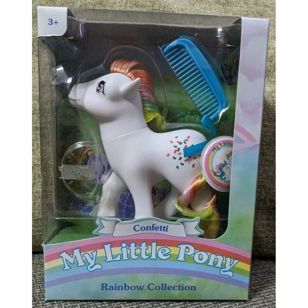 My Little Pony CONFETTI Rainbow Collection Figure Retro Basic Fun MLP‎ NEW READ - Picture 9 of 9